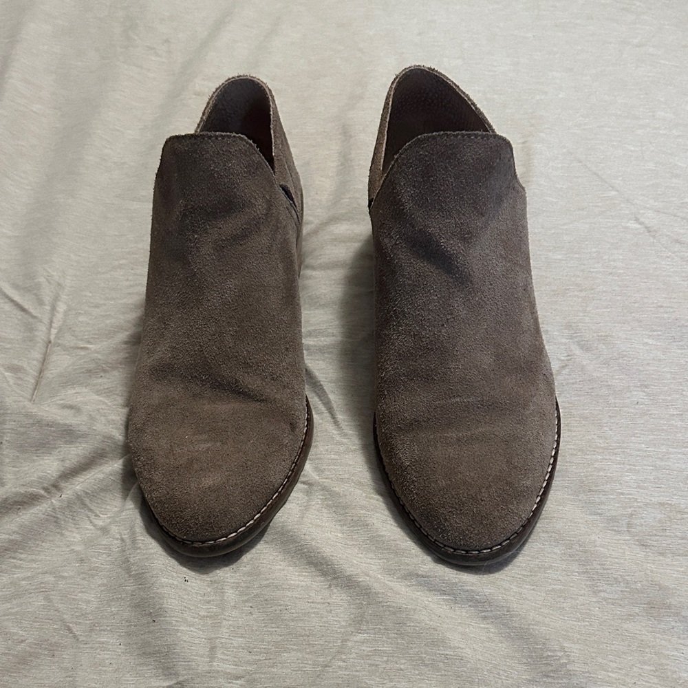 Lucky Brand Women's Suede Ankle Booties - Brown